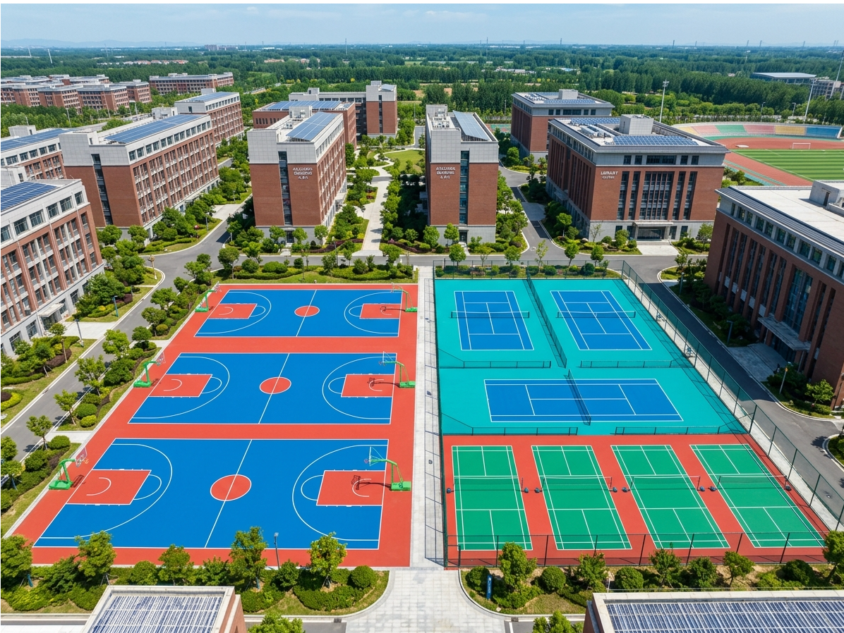 金昌市硅PU球场混合型塑胶跑道 - 哪里好